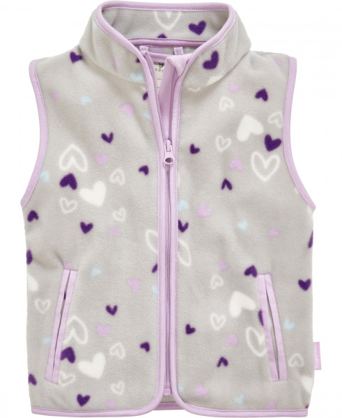 Fleece-Weste Herzchen