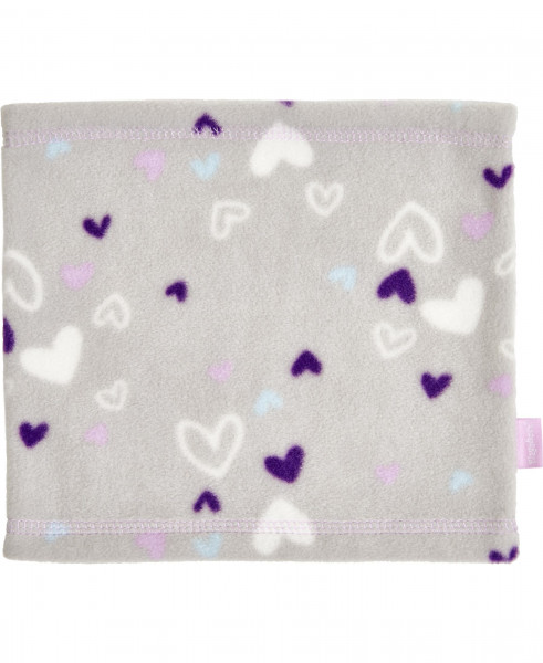 Fleece-Schlauchschal Herzchen